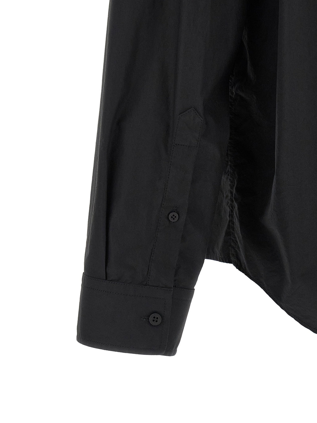 Balenciaga Black Cotton Blouse