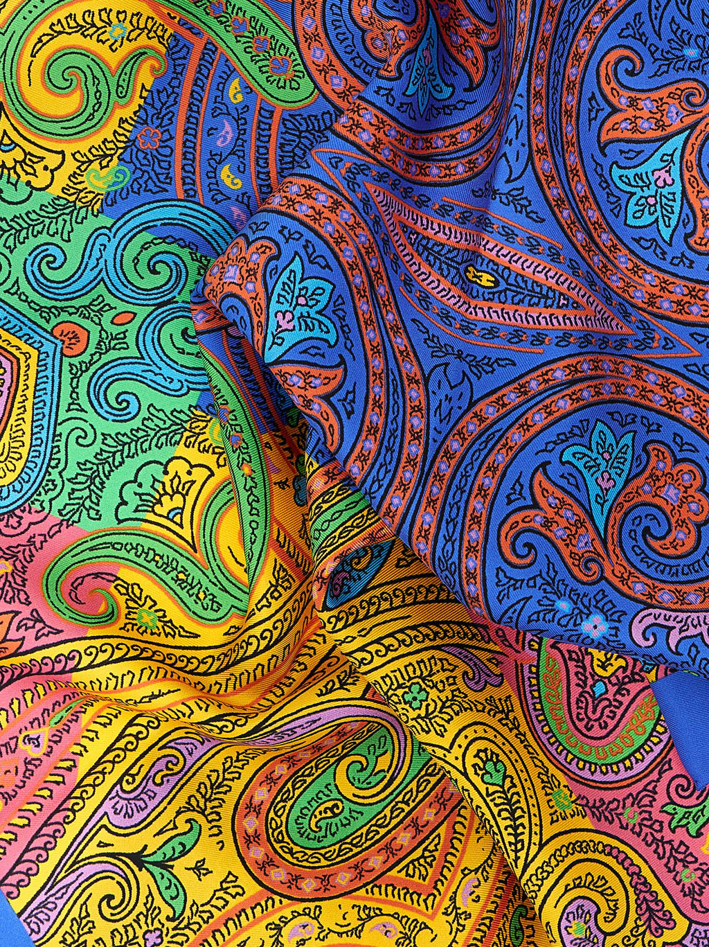 Etro Multicolor Silk Scarf