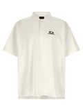 Balenciaga White Cotton Polo Shirt