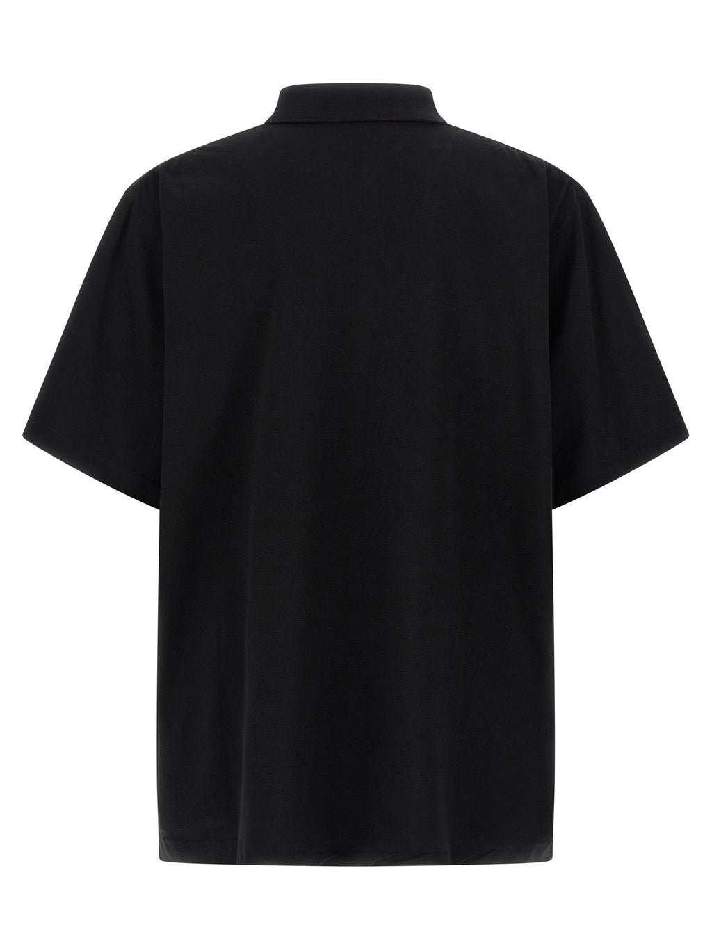 Balenciaga Black Cotton Polo Shirt