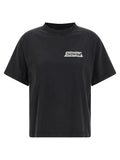 Balenciaga Black Cotton T-Shirt
