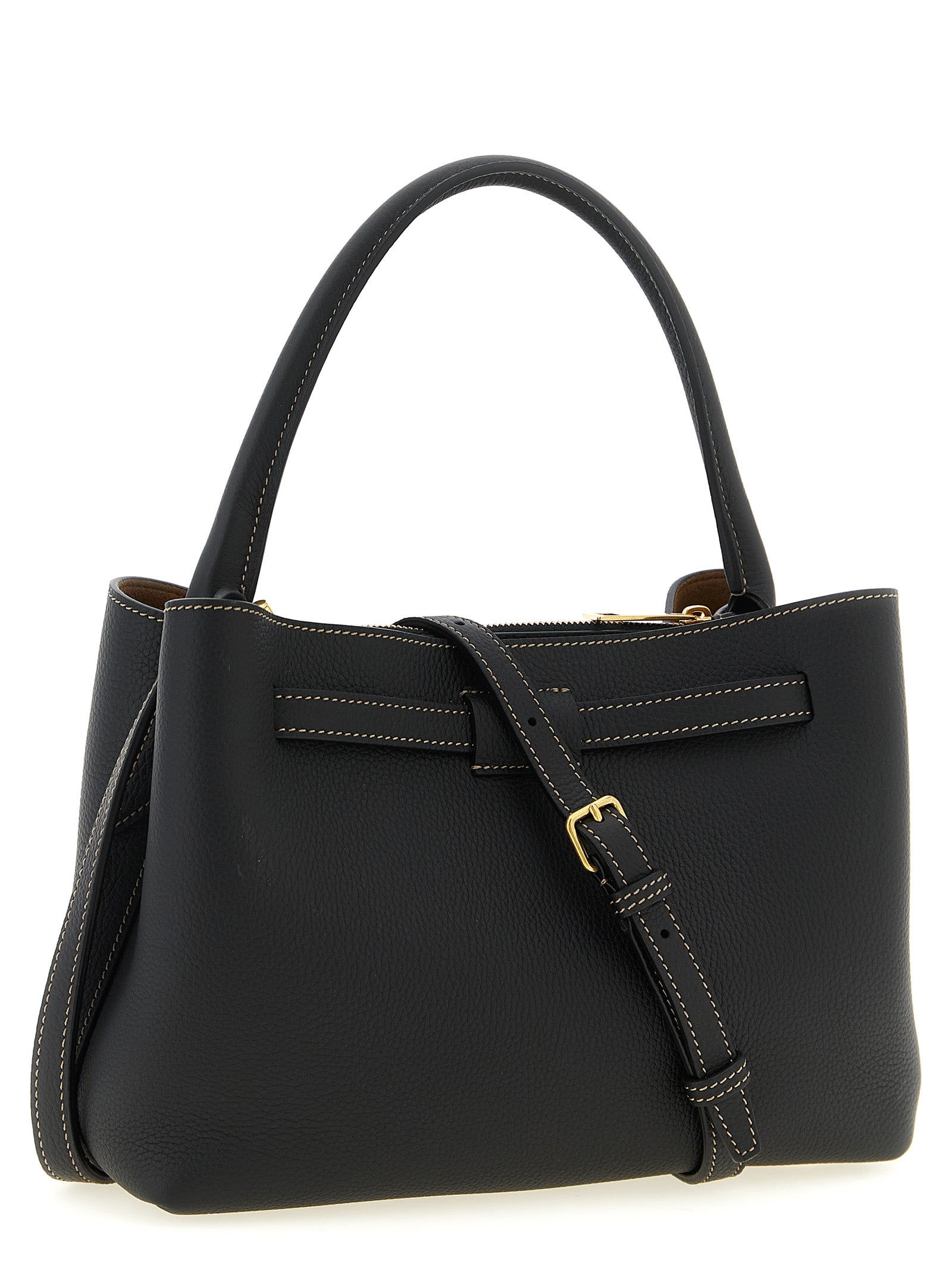 Tod's Black Calfskin Handbag