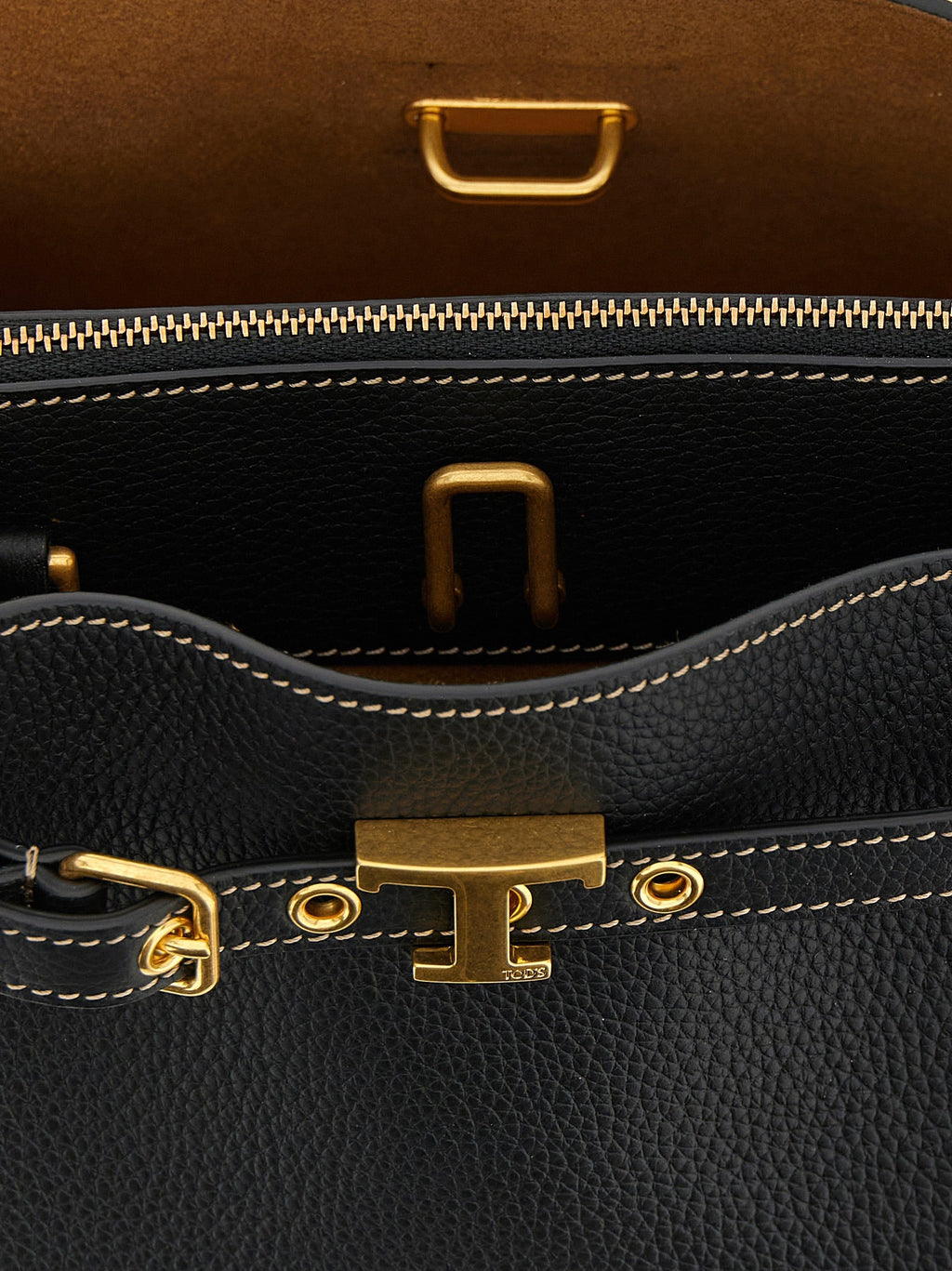 Tod's Black Calfskin Handbag