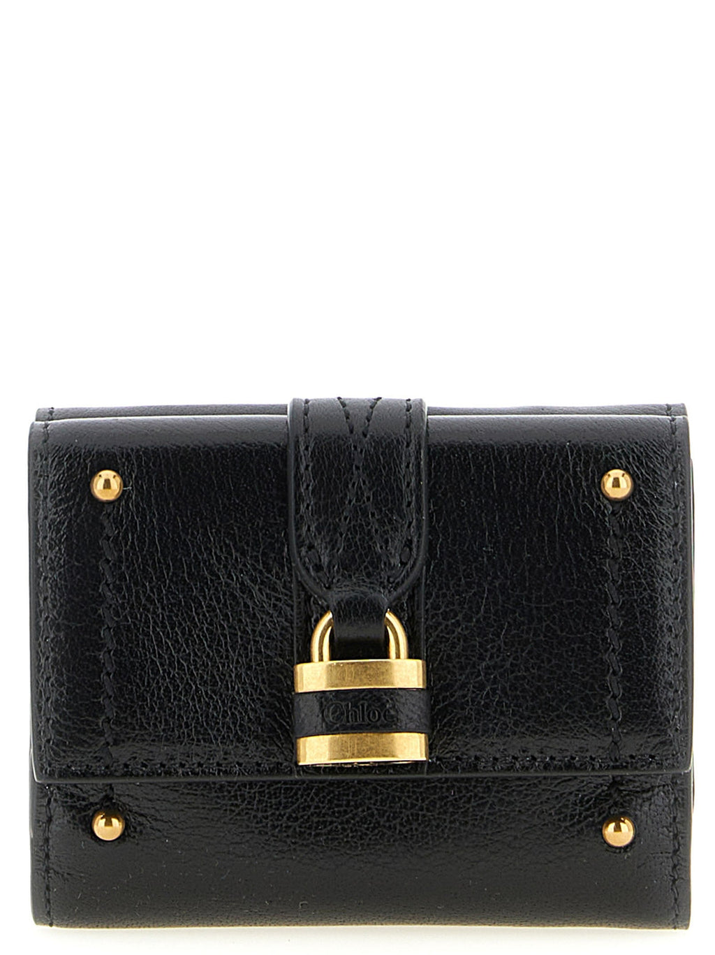 Chloé Black Buffalo Leather Cardholder