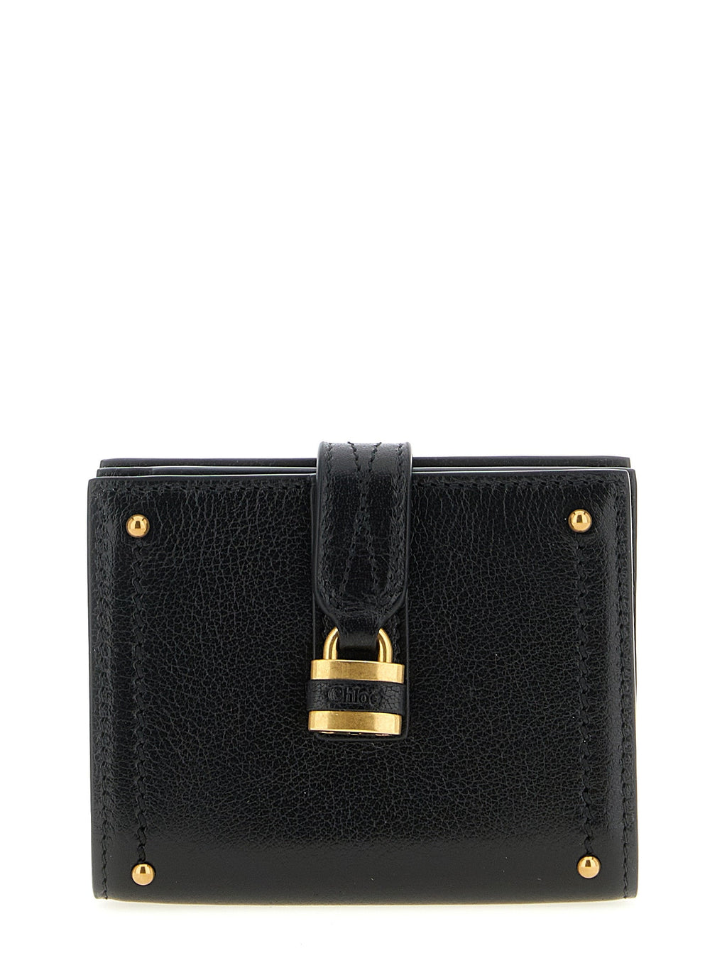 Chloé Black Buffalo Leather Cardholder