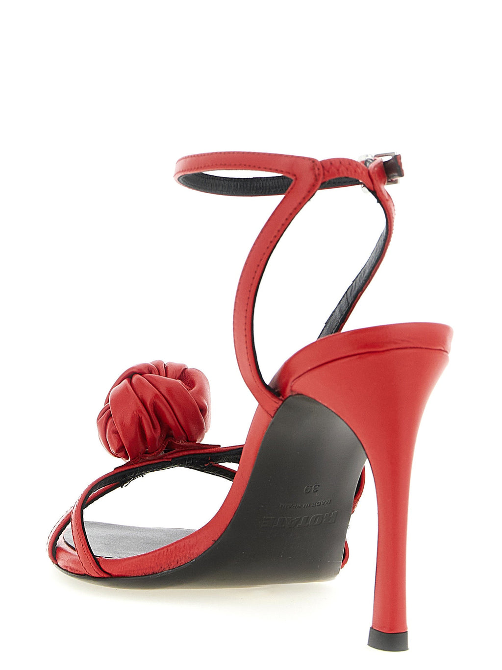 ROTATE BIRGER CHRISTENSEN Multicolor Calfskin Stiletto Heel Sandals