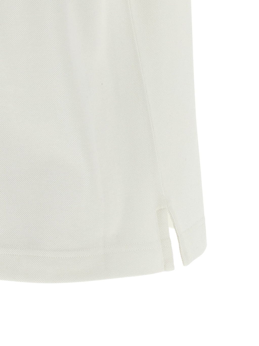Burberry White Cotton Polo Shirt