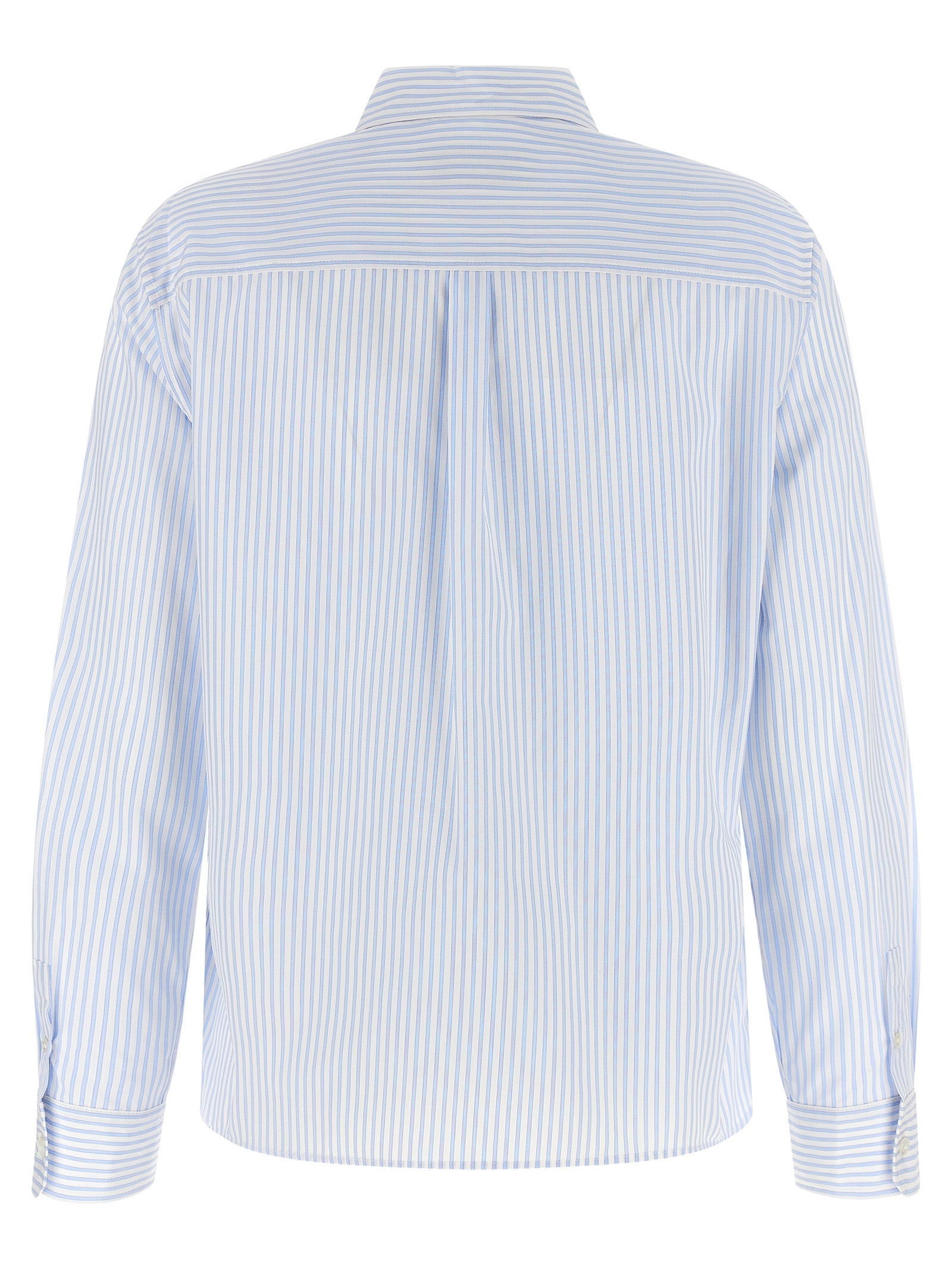 Max Mara Blue Cotton Blouse