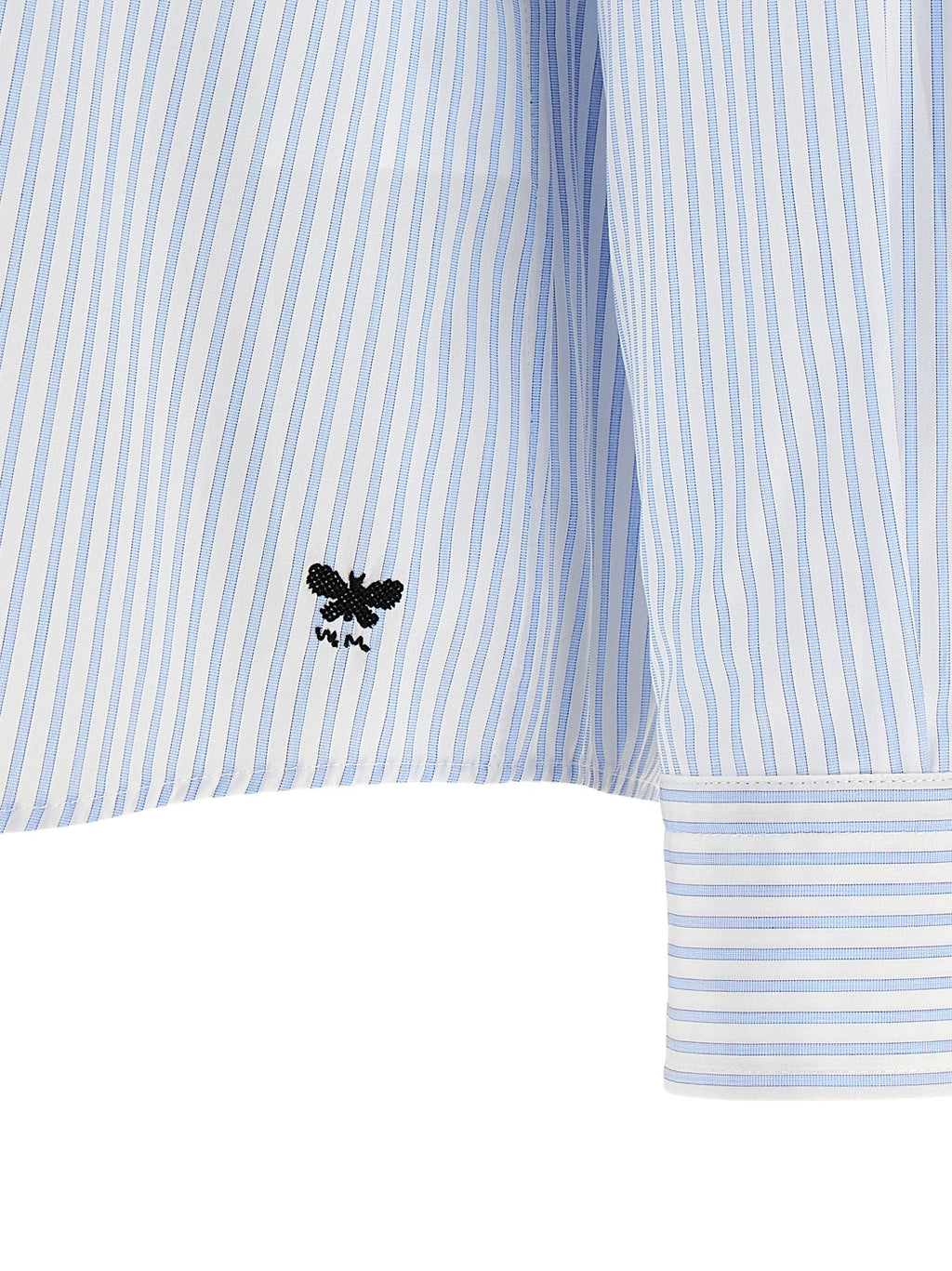 Max Mara Blue Cotton Blouse