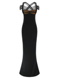 Nensi Dojaka Black Viscose Long Dress
