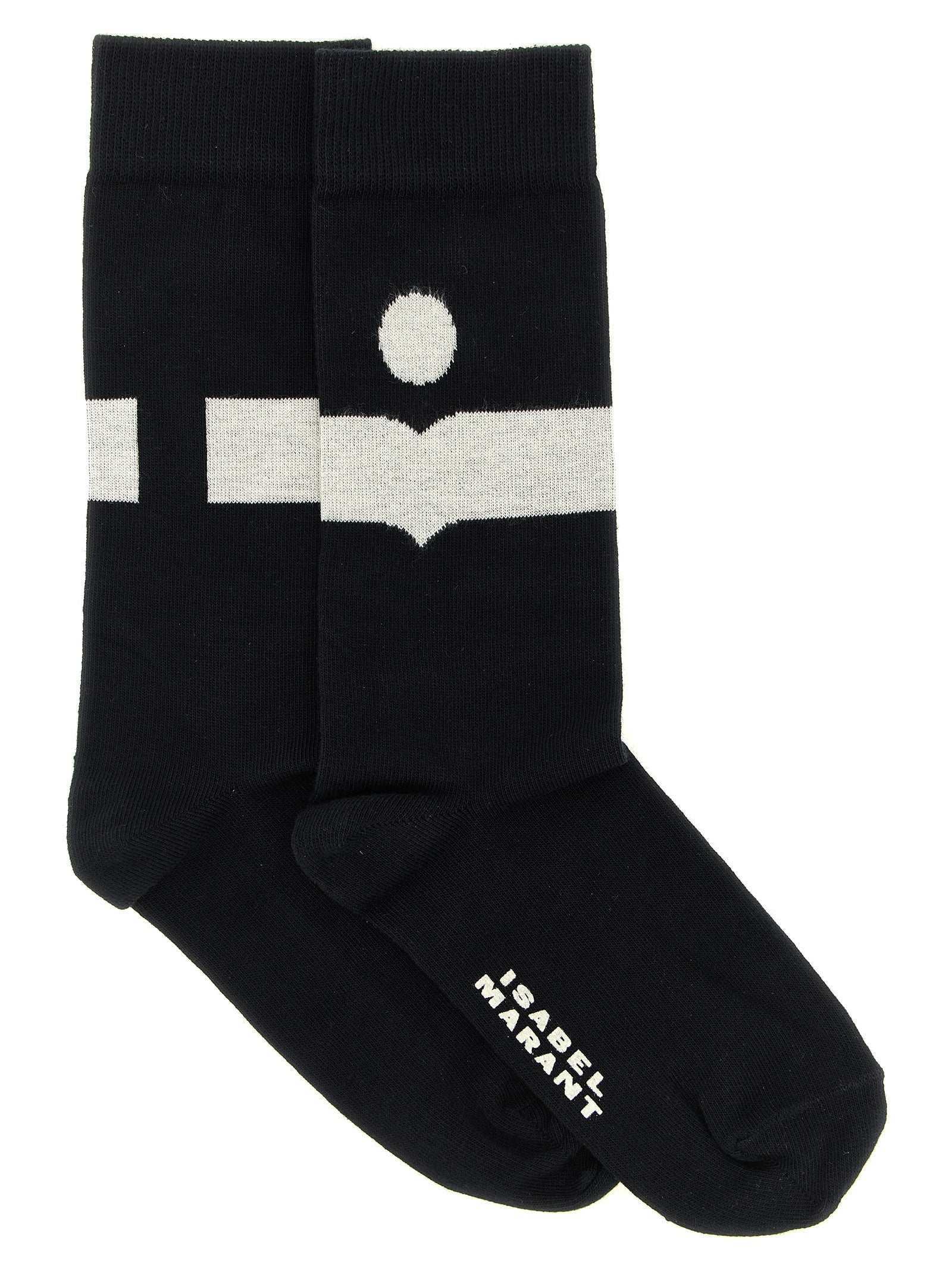 Isabel Marant Black Cotton Socks