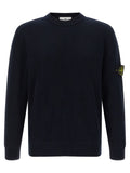 Stone Island Blue Cotton Cardigan