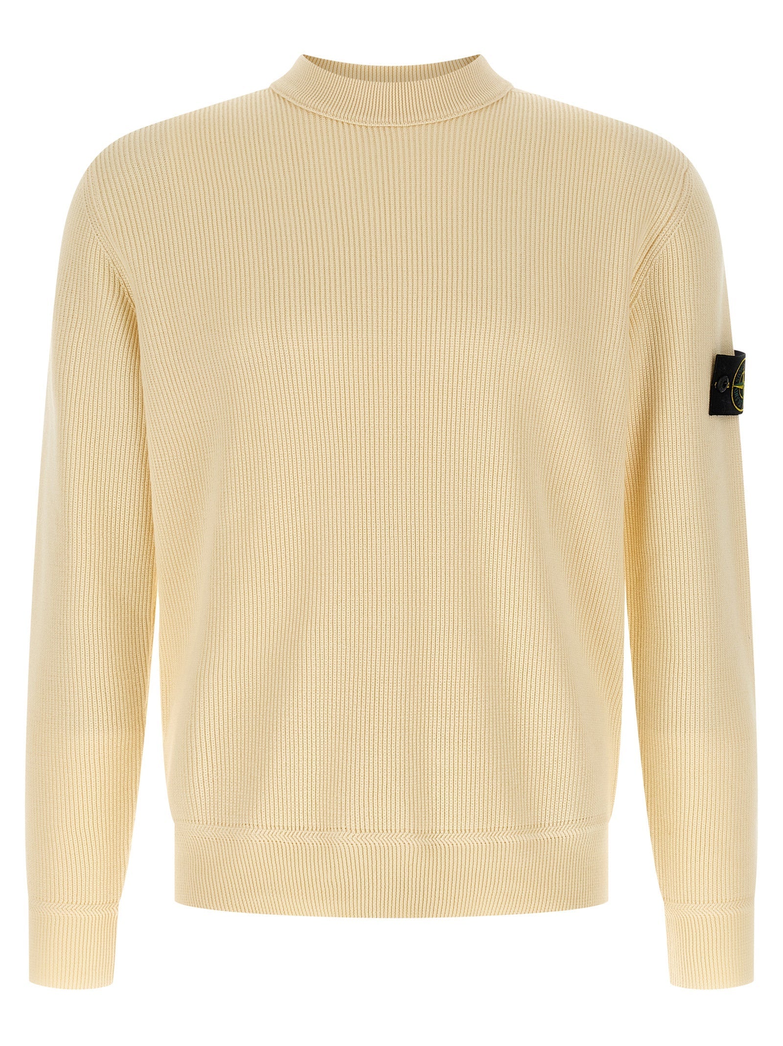 Stone Island Beige Cotton Cardigan