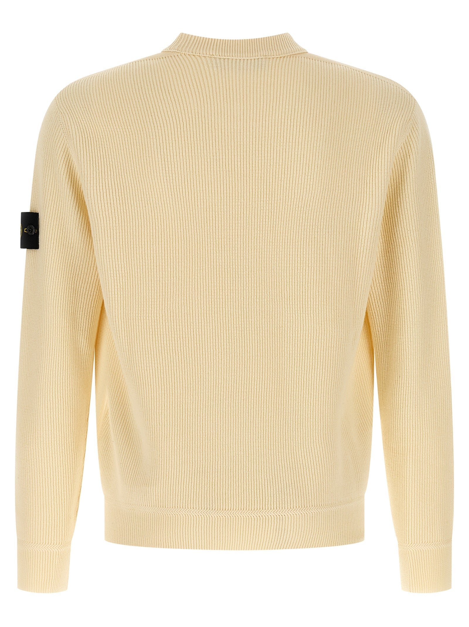 Stone Island Beige Cotton Cardigan