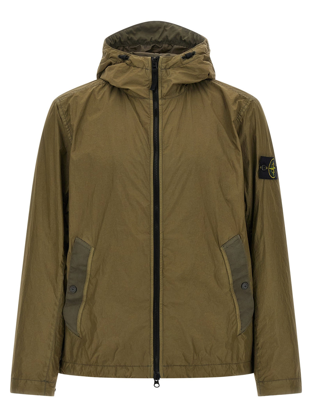 Stone Island Bicolor Polyamide Shell Jacket