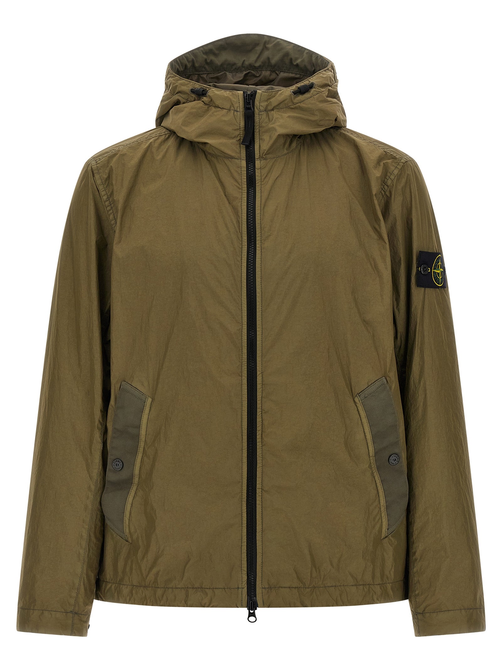 Stone Island Bicolor Polyamide Shell Jacket