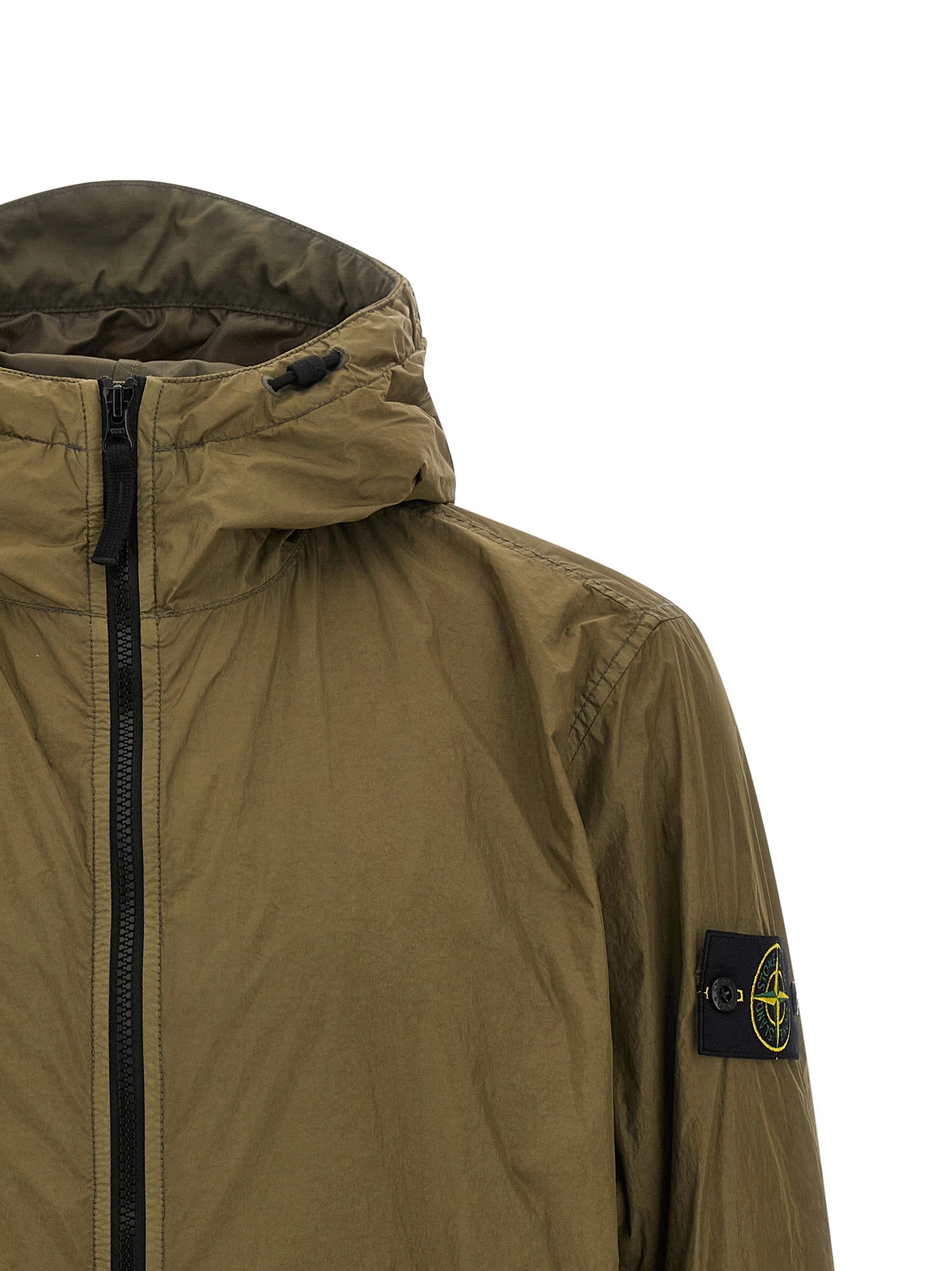 Stone Island Bicolor Polyamide Shell Jacket