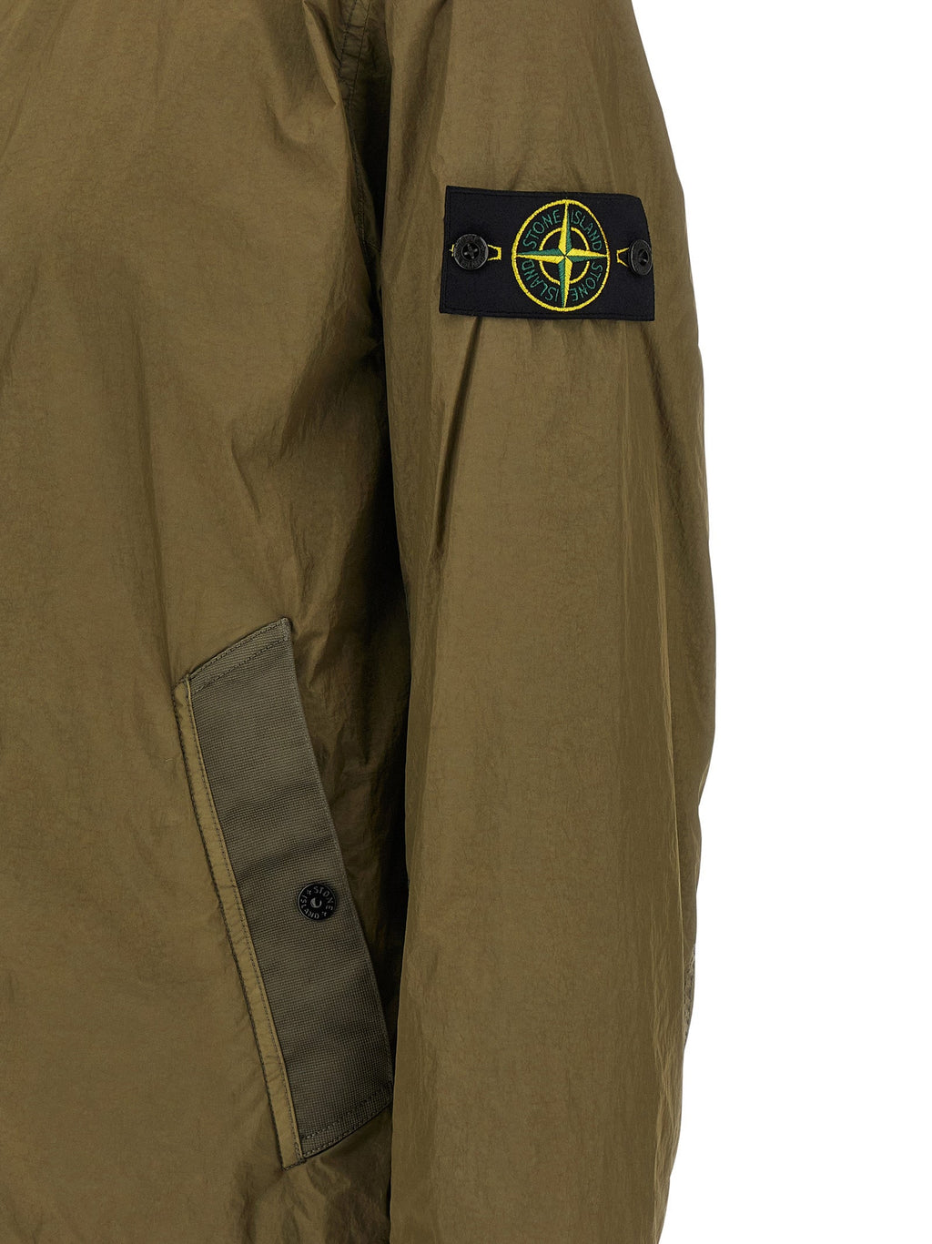 Stone Island Bicolor Polyamide Shell Jacket