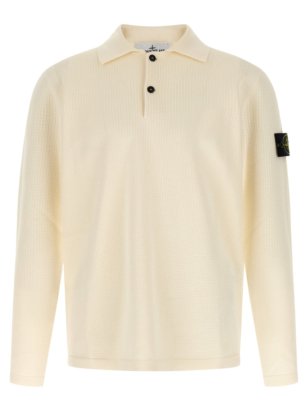 Stone Island Beige Cotton Polo Shirt