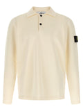 Stone Island Beige Cotton Polo Shirt