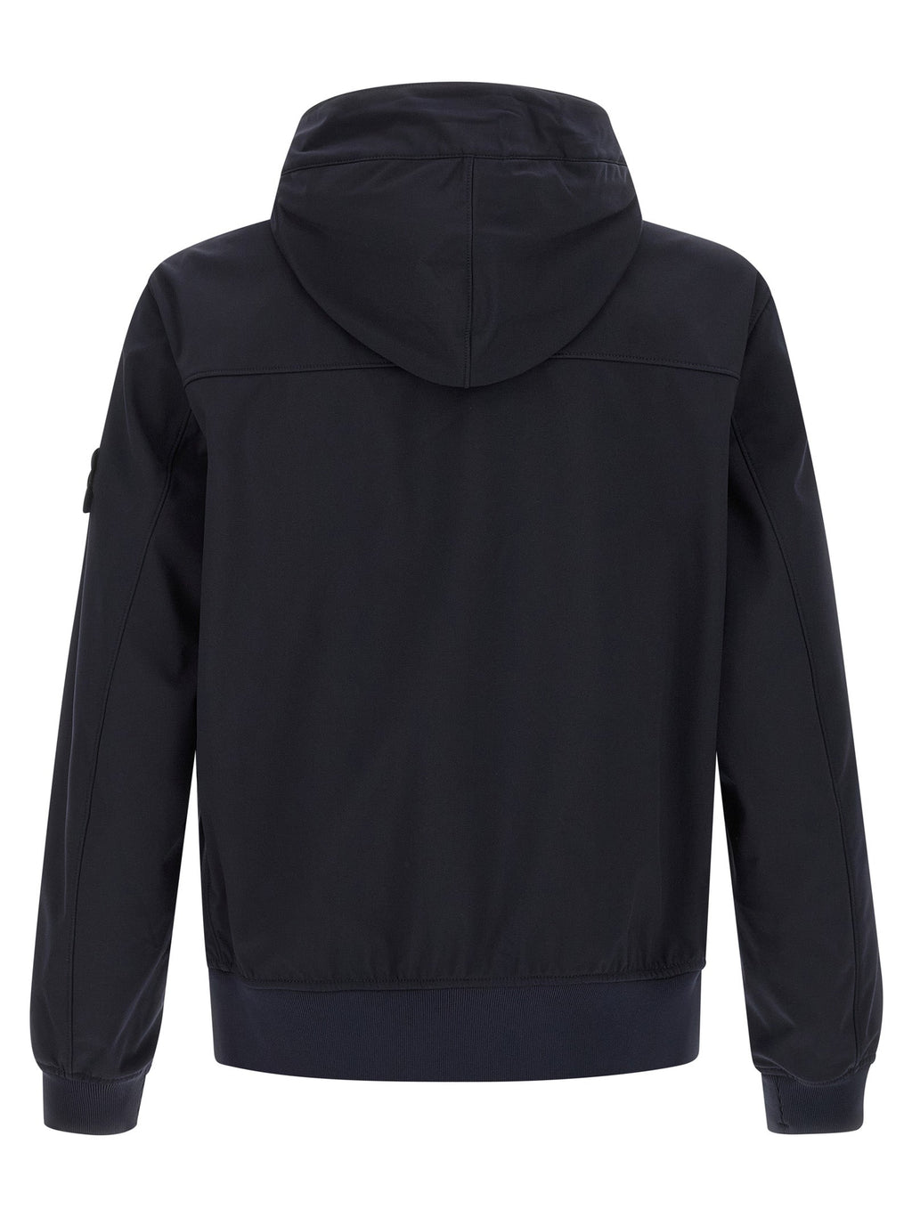 Stone Island Blue Polyester Shell Jacket