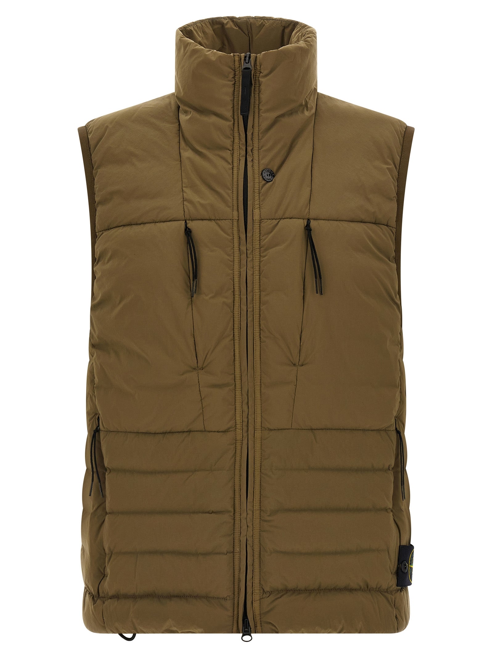 Stone Island Bicolor Polyamide Sleeveless Jacket