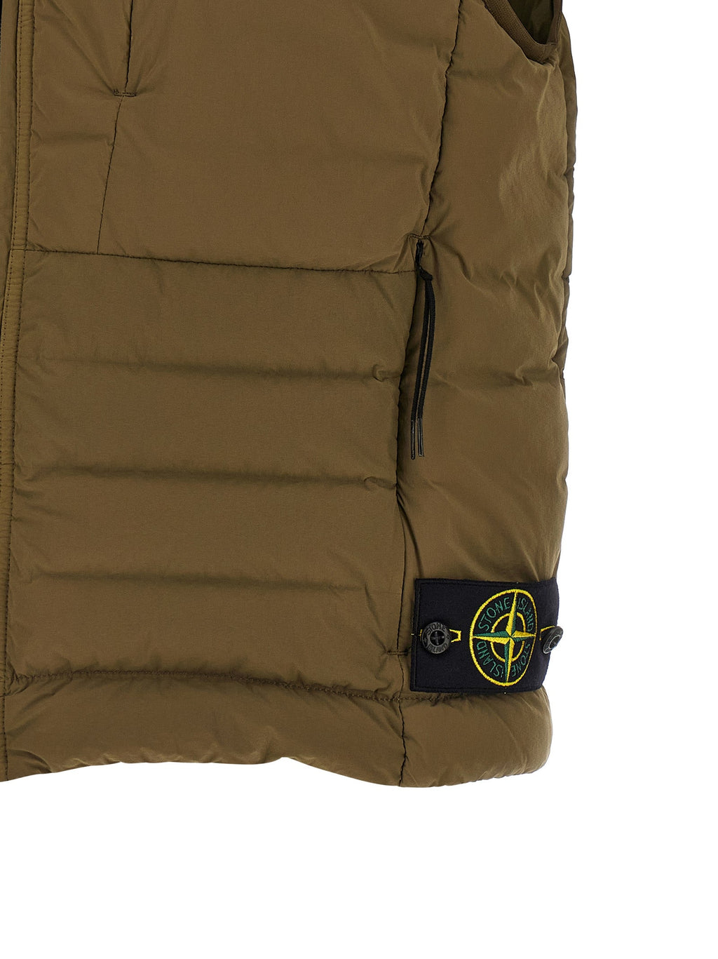Stone Island Bicolor Polyamide Sleeveless Jacket