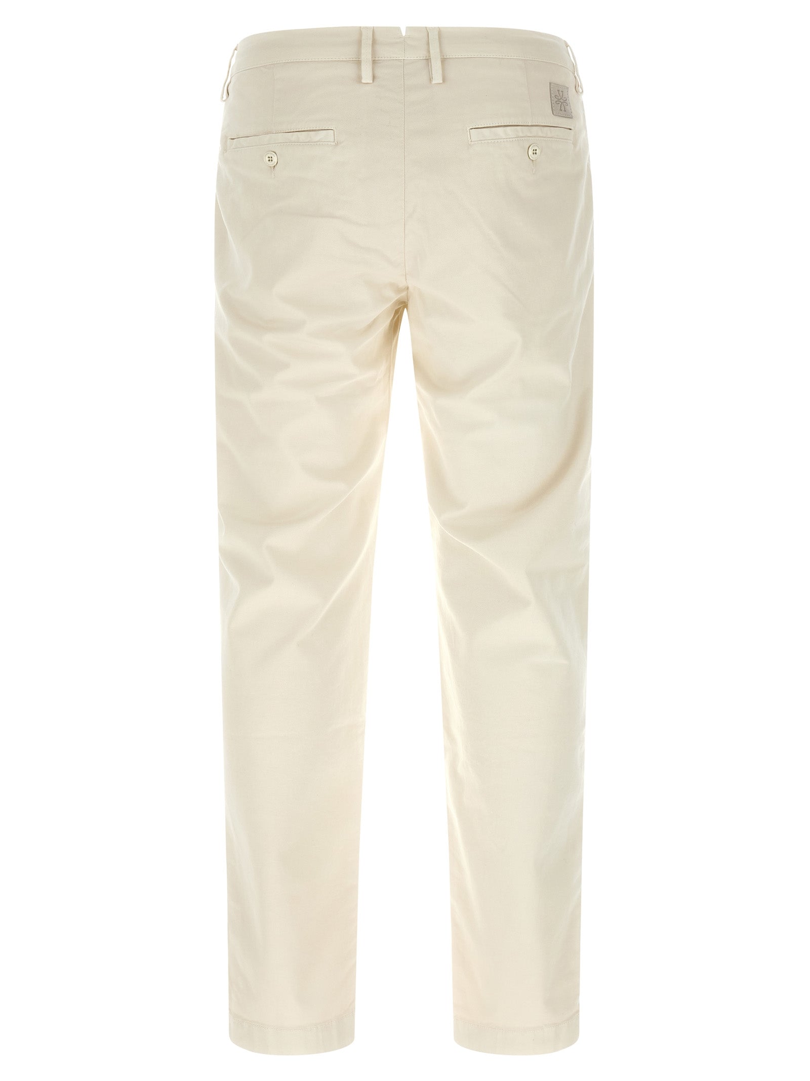 Jacob Cohen White Cotton Chino Pants