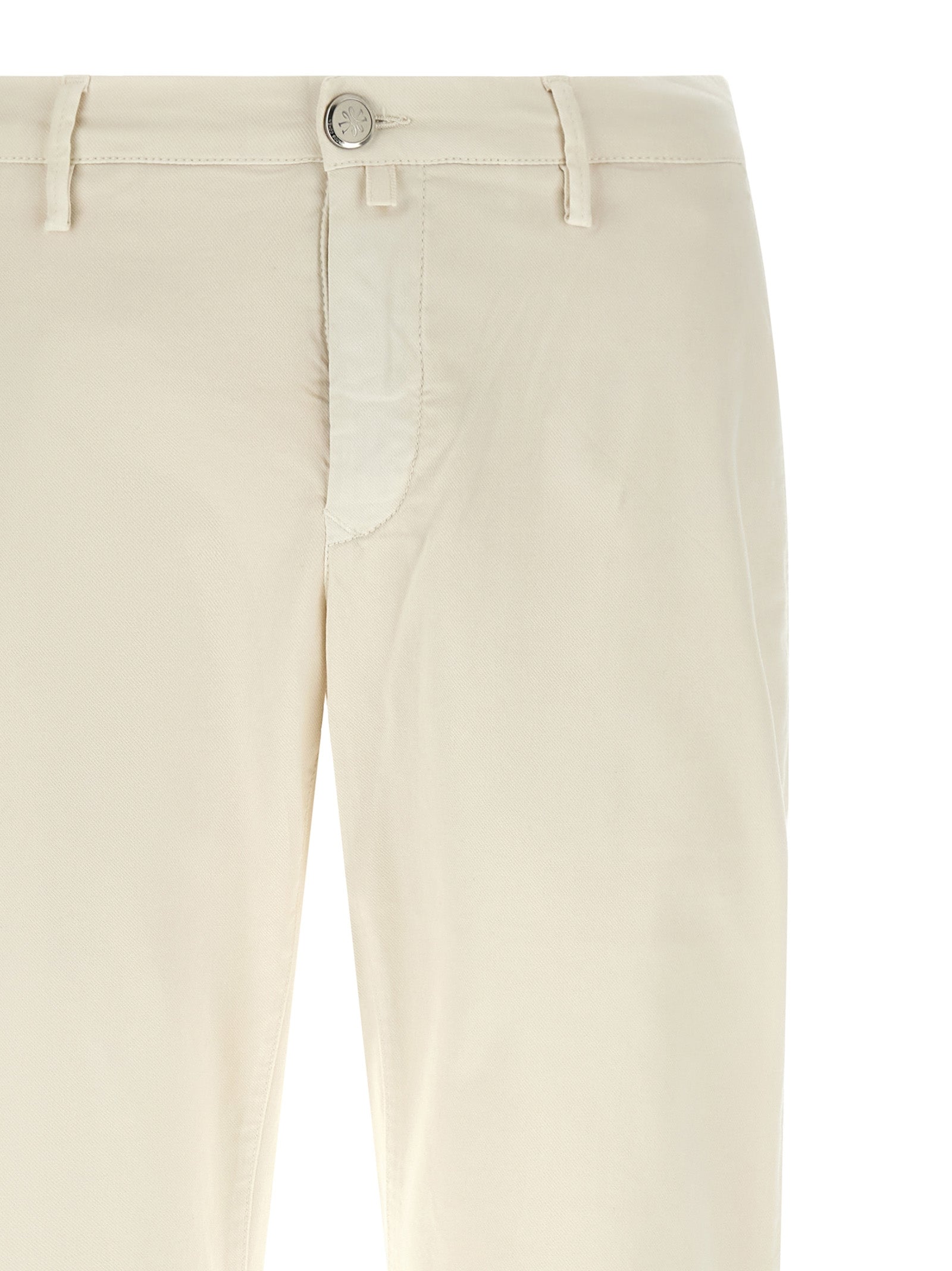 Jacob Cohen White Cotton Chino Pants