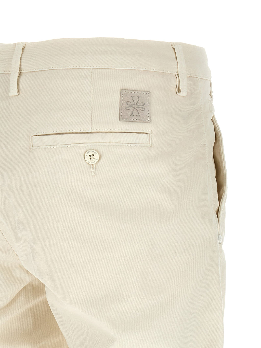 Jacob Cohen White Cotton Chino Pants