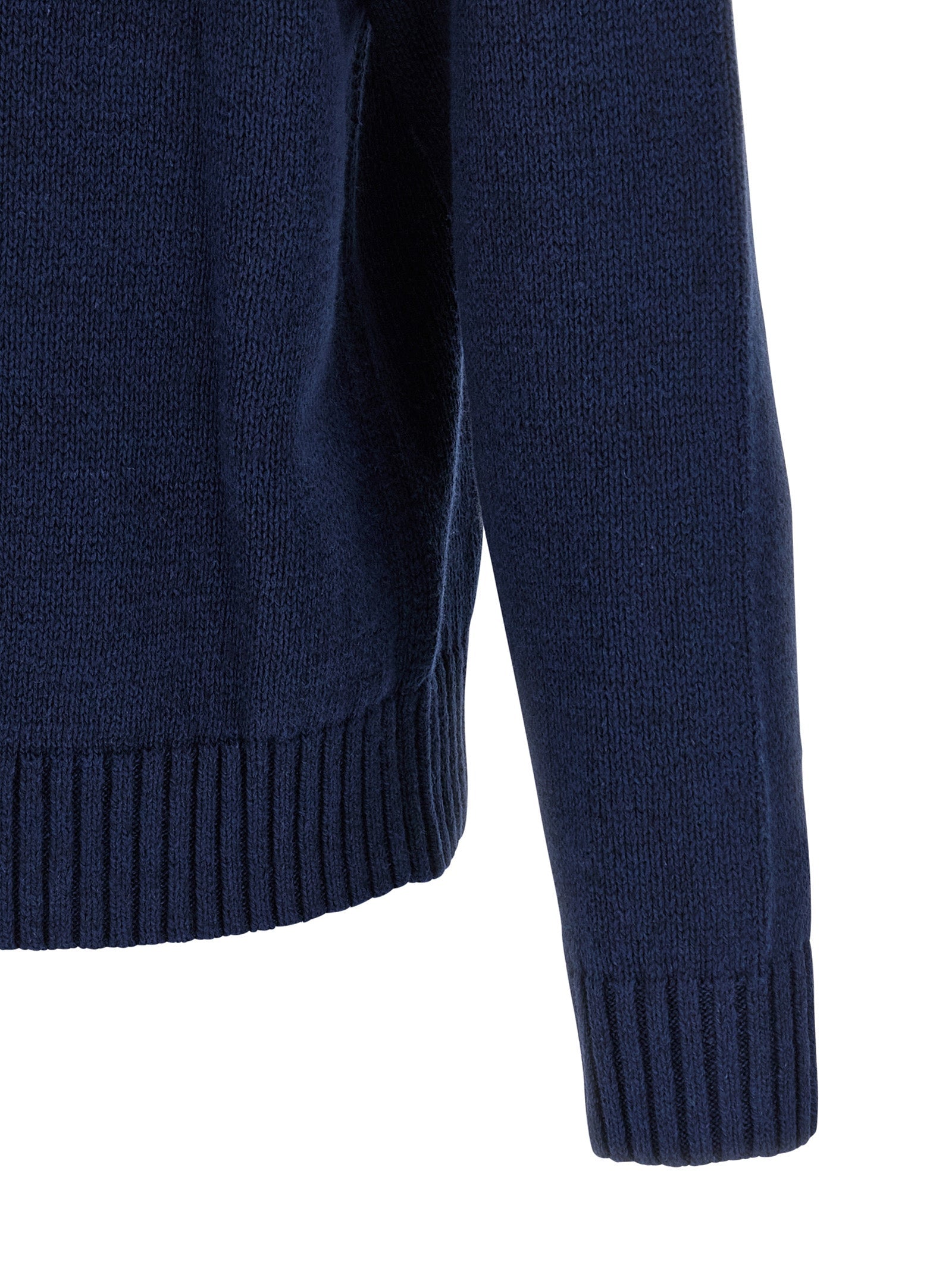Polo Ralph Lauren Blue Linen Cardigan