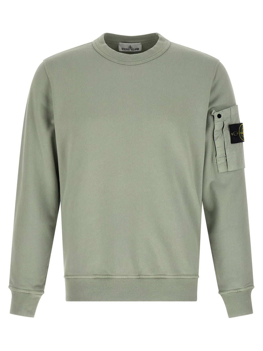 Stone Island Bicolor Cotton Sweatshirt