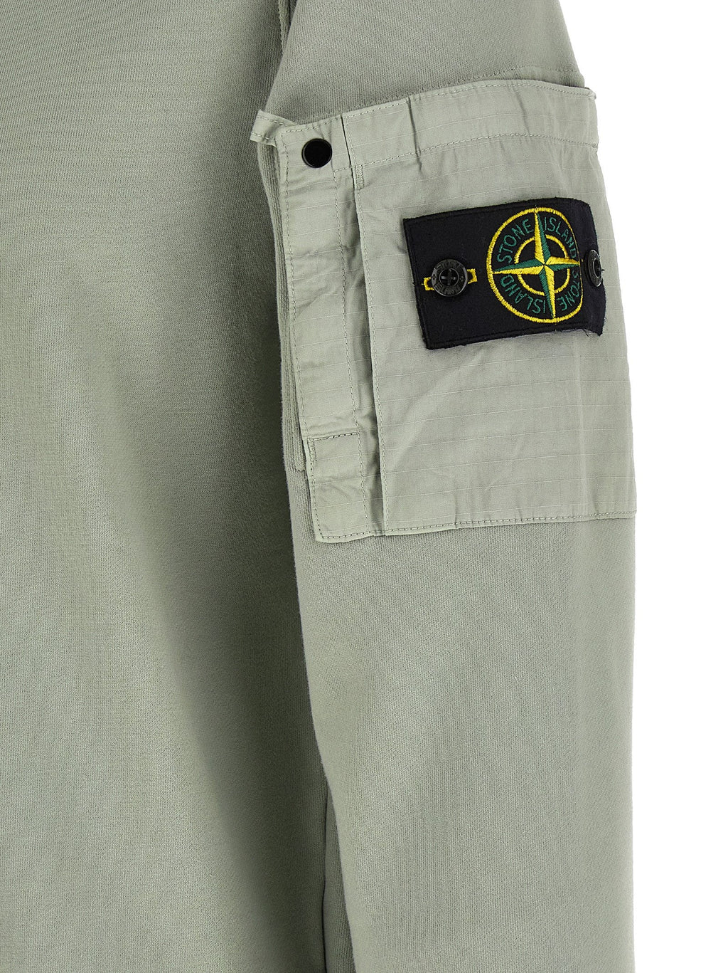 Stone Island Bicolor Cotton Sweatshirt