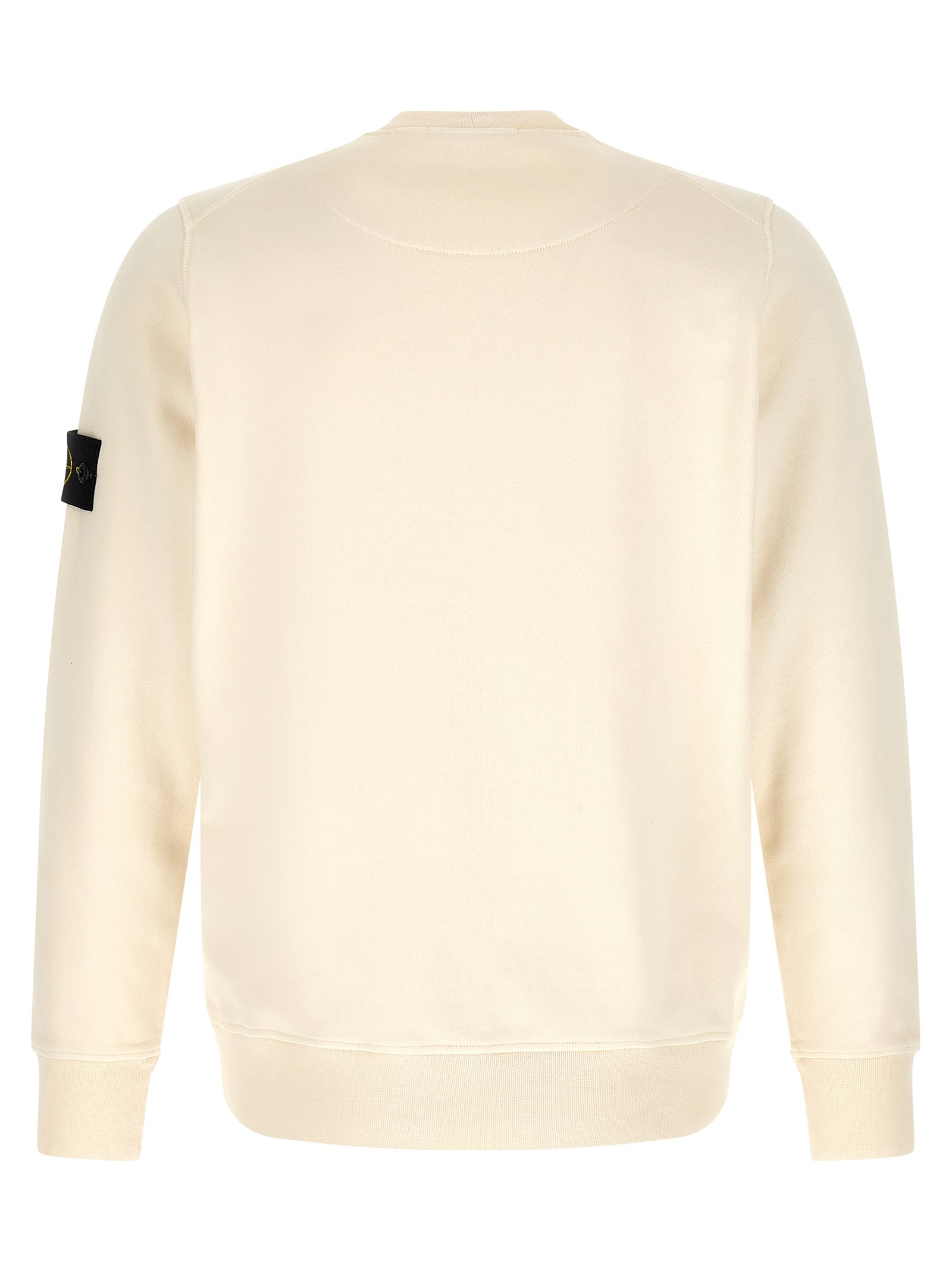 Stone Island Beige Cotton Sweatshirt