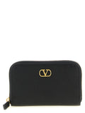 Valentino Garavani Black Calfskin Cardholder