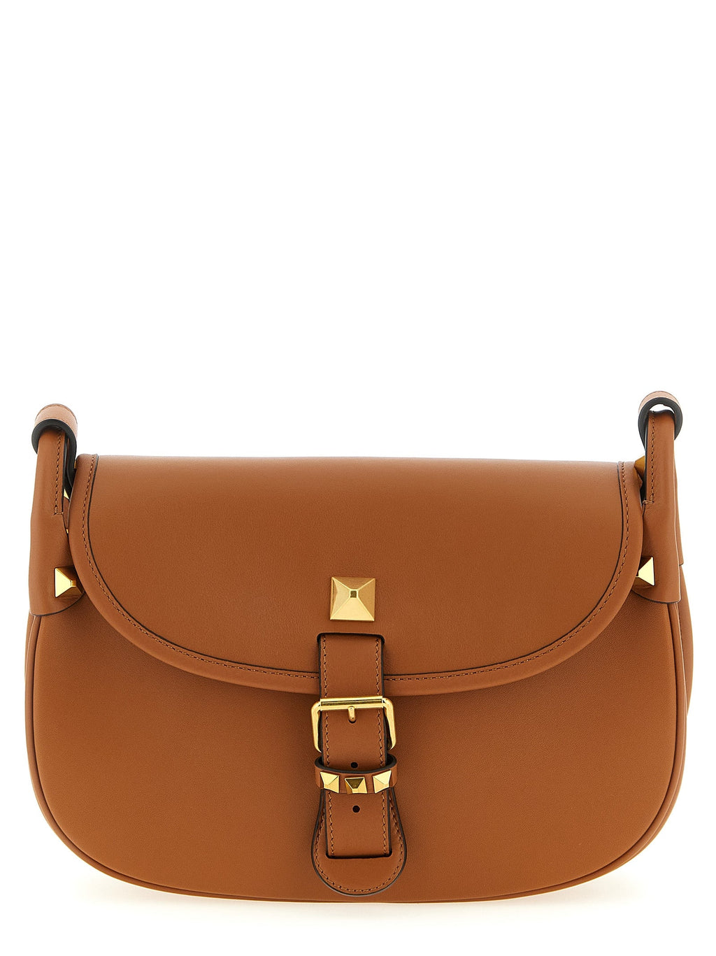 Valentino Garavani Brown Calfskin Shoulder Bag