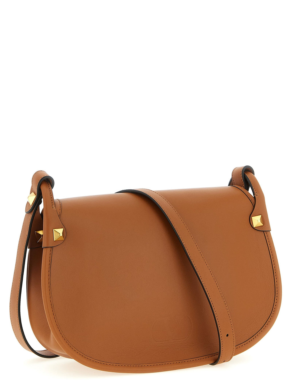 Valentino Garavani Brown Calfskin Shoulder Bag