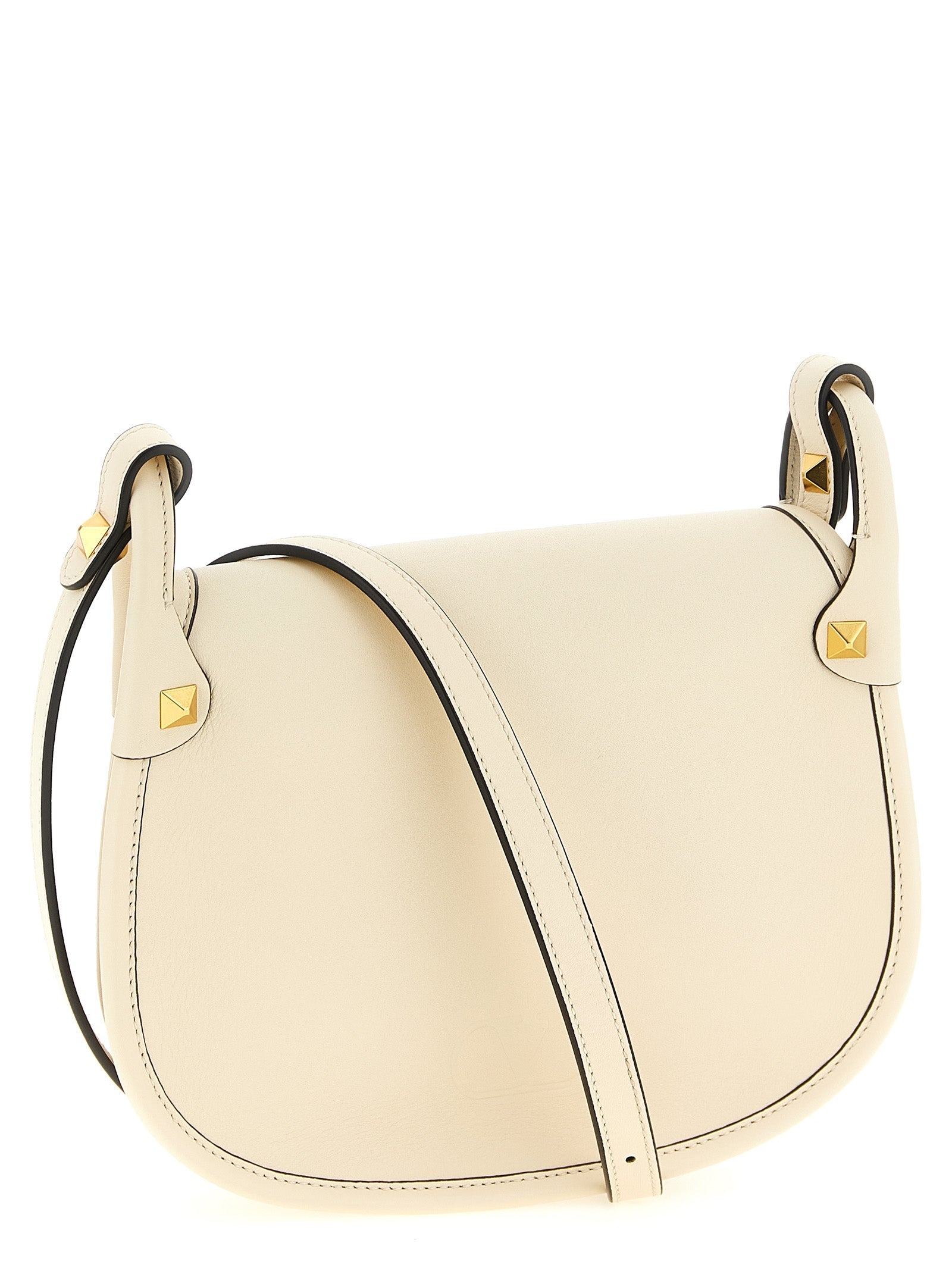 Valentino Garavani White Calfskin Shoulder Bag