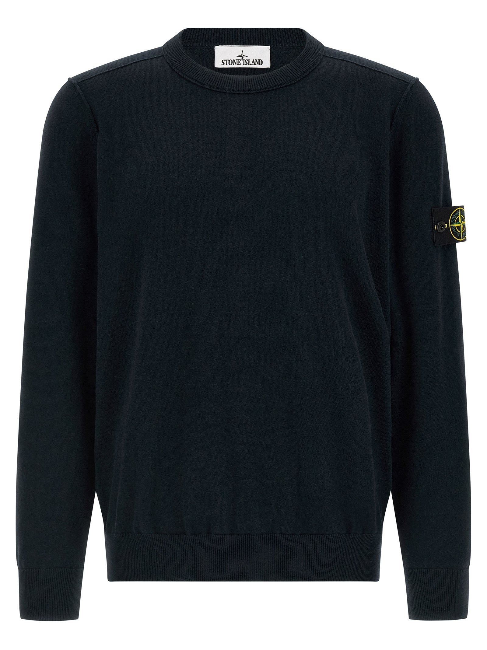Stone Island Blue Cotton Cardigan