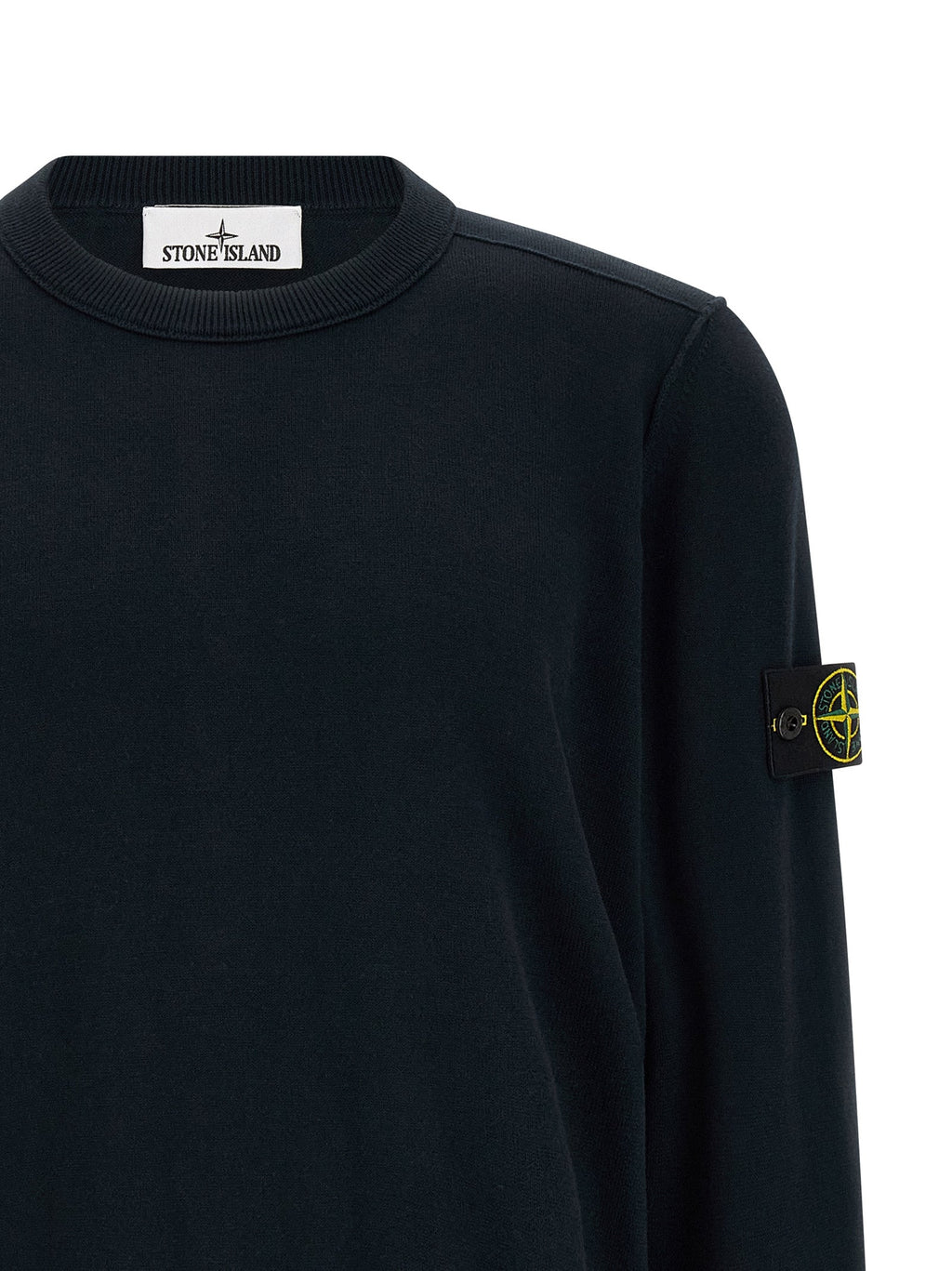 Stone Island Blue Cotton Cardigan