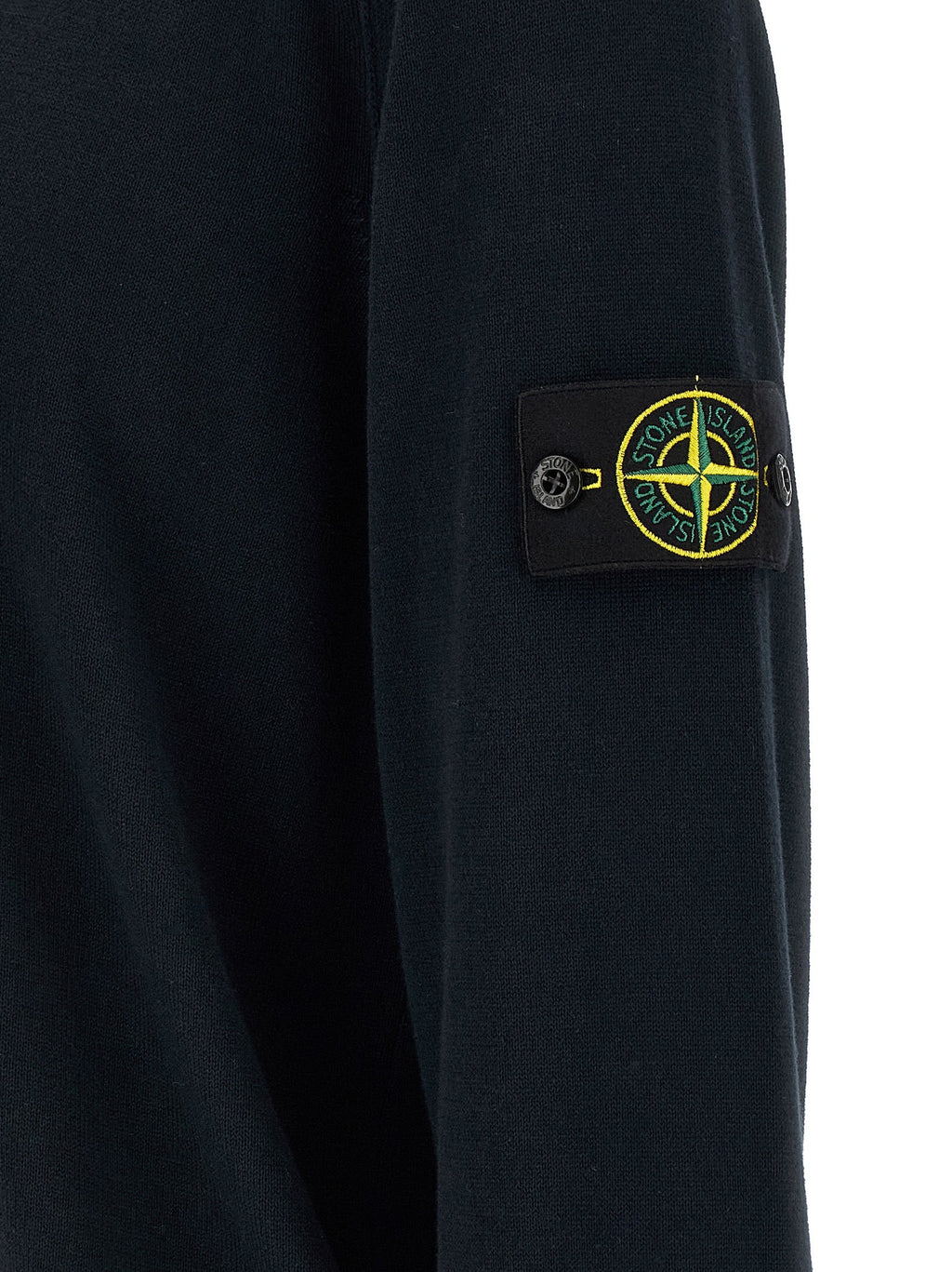 Stone Island Blue Cotton Cardigan