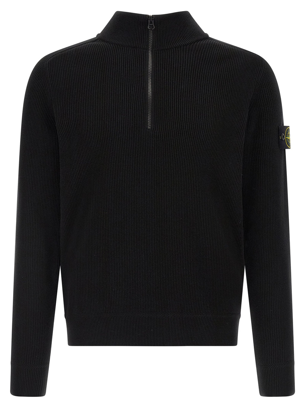 Stone Island Black Cotton Cardigan