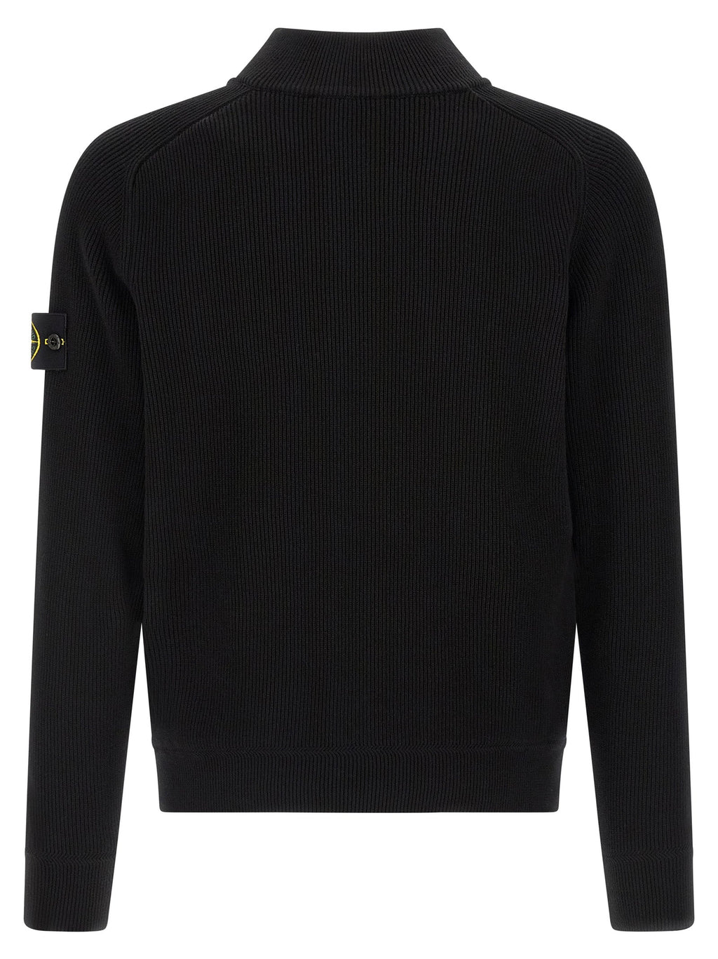 Stone Island Black Cotton Cardigan