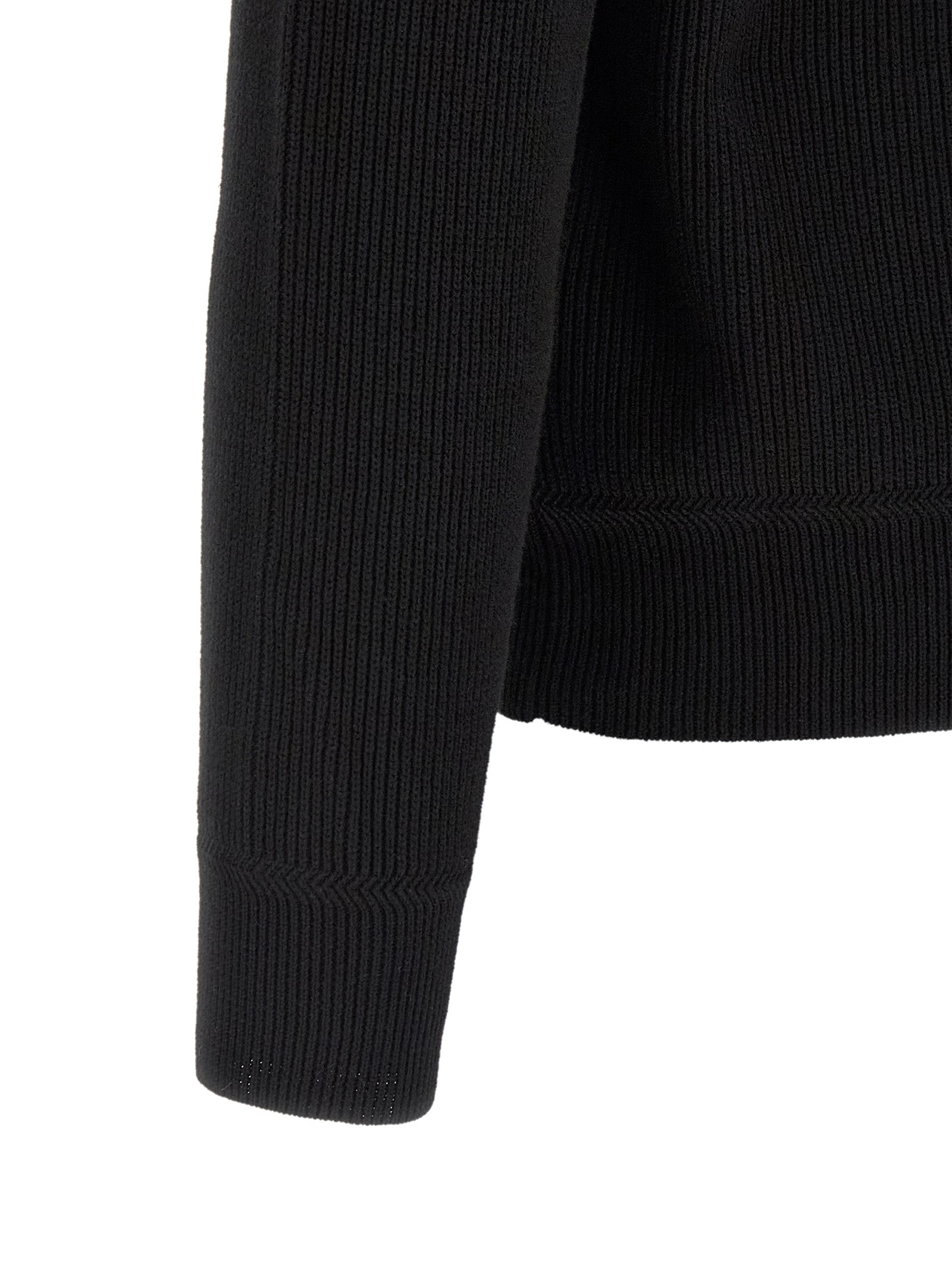 Stone Island Black Cotton Cardigan