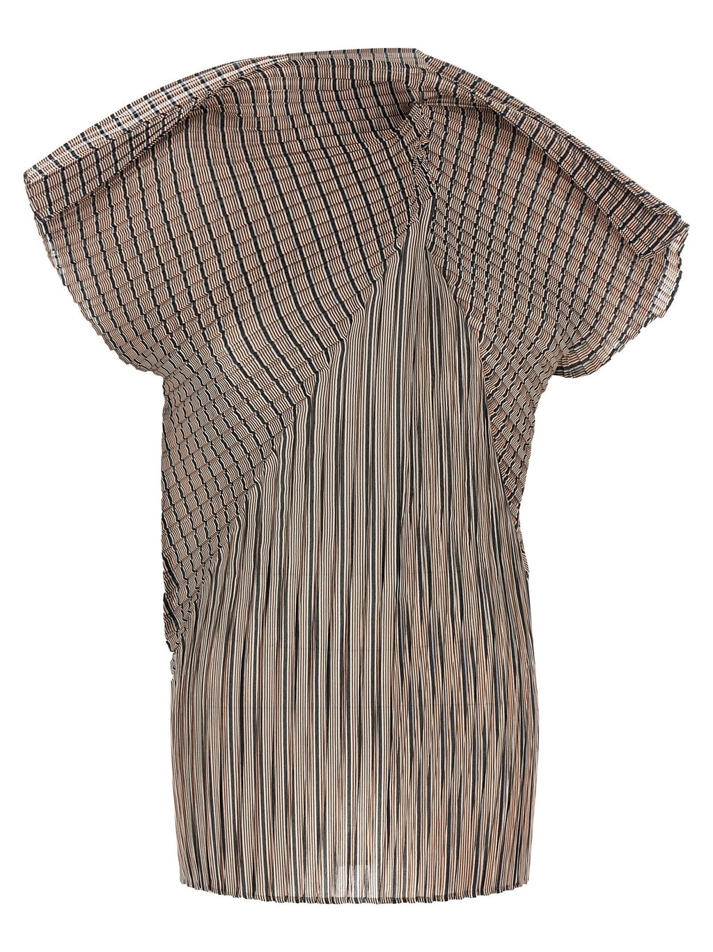 Issey Miyake Brown Polyester Blouse