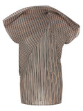 Issey Miyake Brown Polyester Blouse