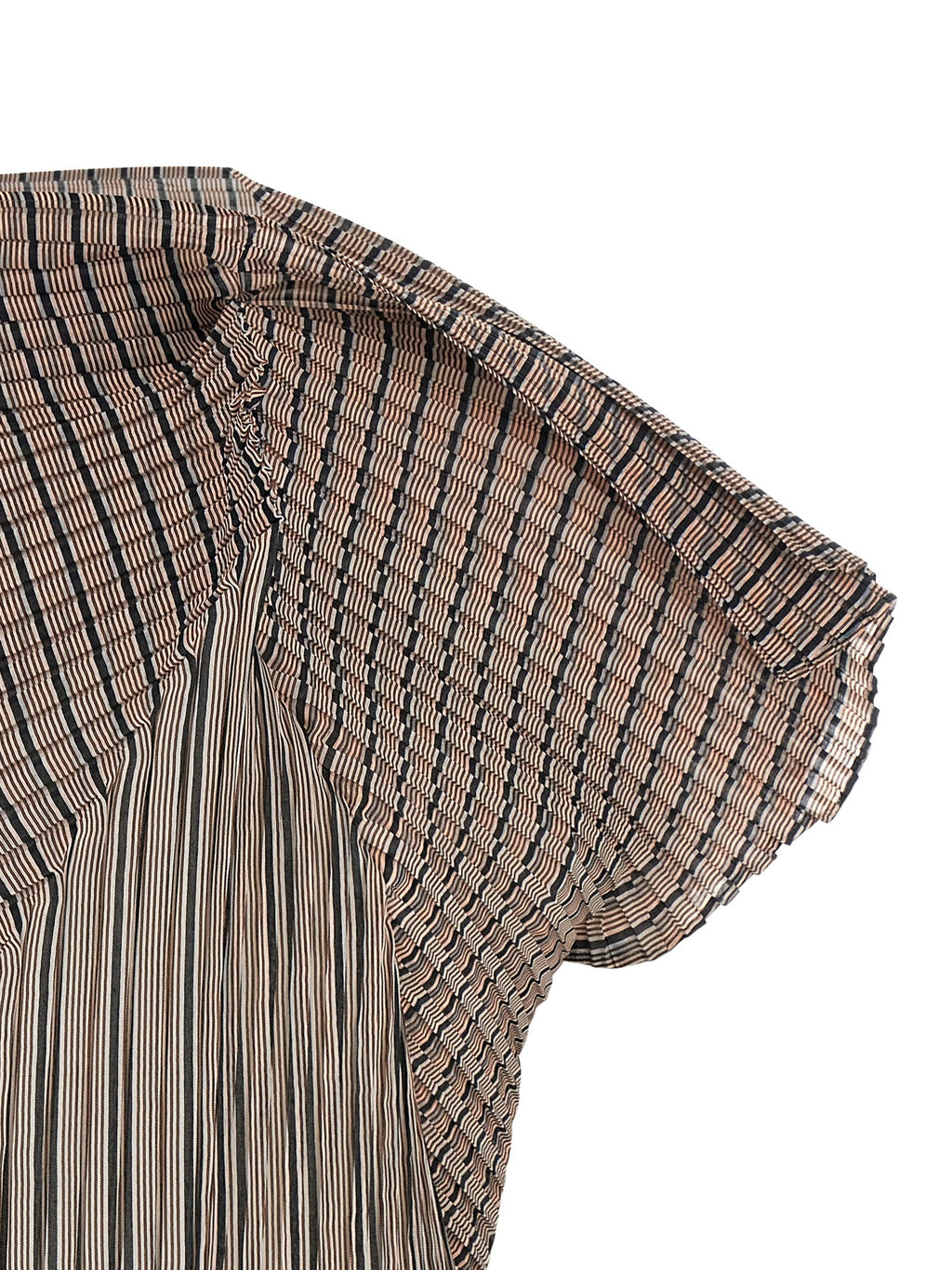 Issey Miyake Brown Polyester Blouse