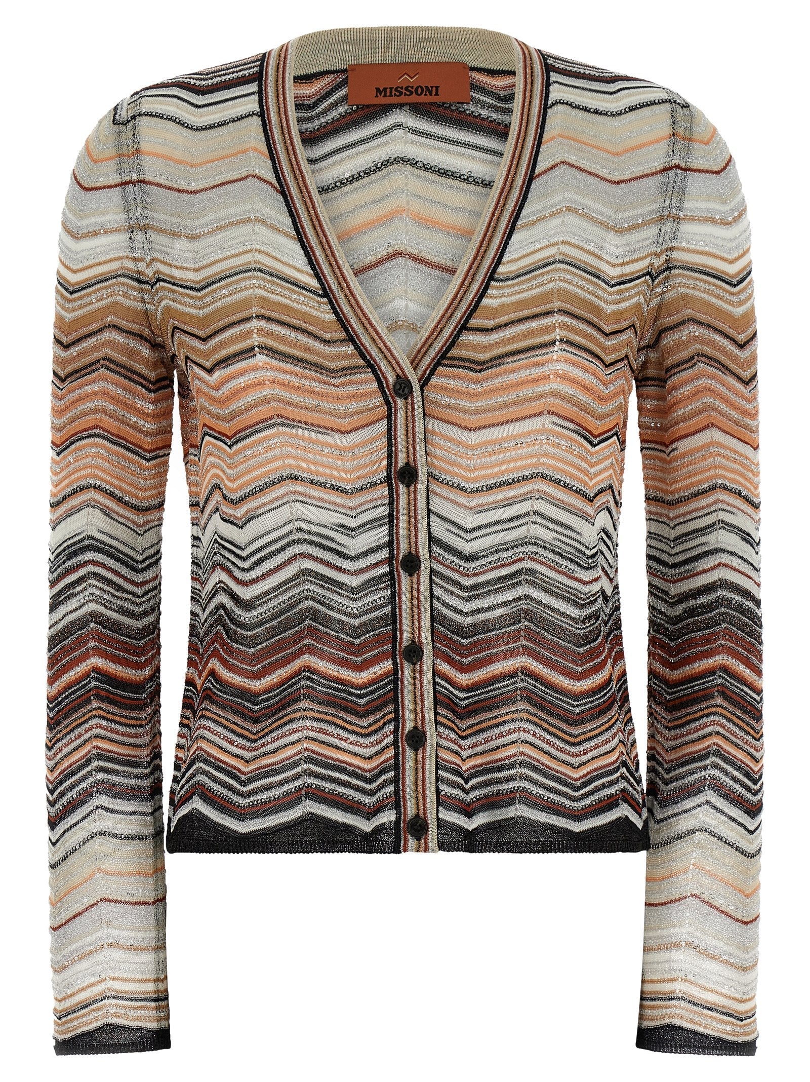 Missoni Brown Viscose Cardigan