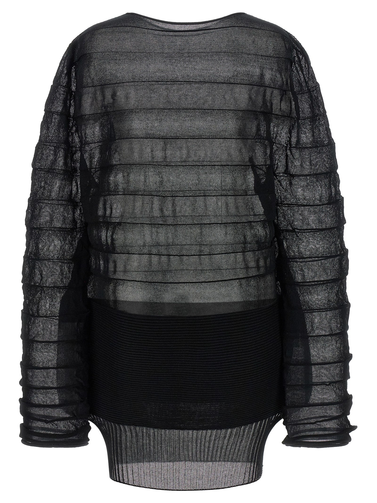 Issey Miyake Black Polyester Sweatshirt