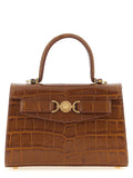 Versace Brown Calfskin Handbag